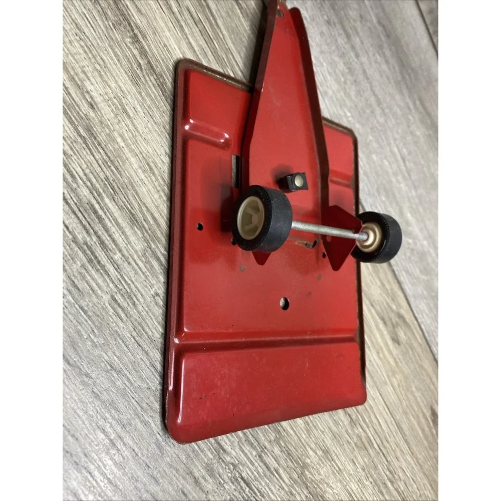 Rare Vintage Tonka Pressed Steel Tilt Bed 2 Wheel Red Trailer